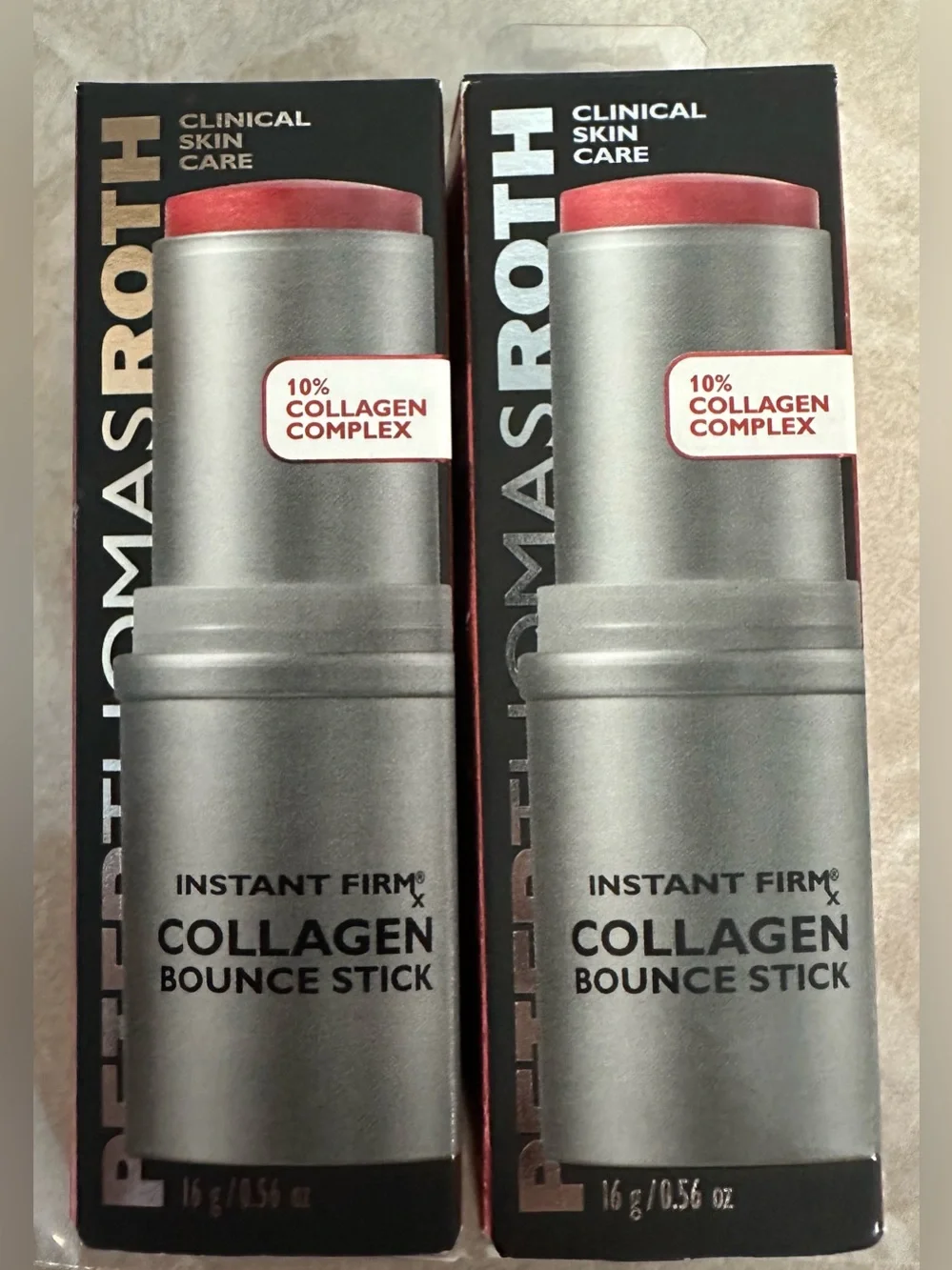 NIB 2 Peter Thomas Roth Collagen Bounce Stick Blush Glow discontinued